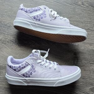 Vans Light Purple Floral Sneakers
